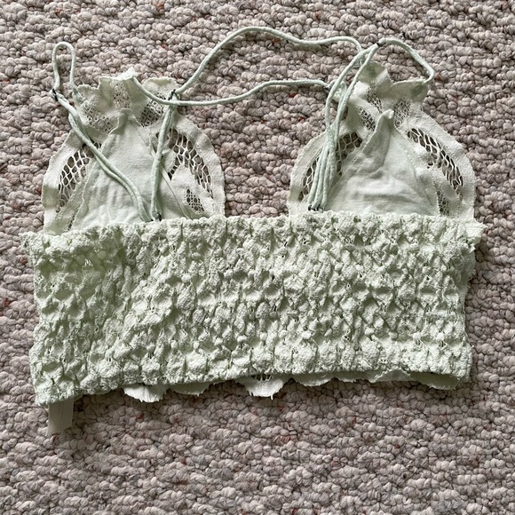 Free People One Adella Lace Bralette sz S - Picture 3 of 4